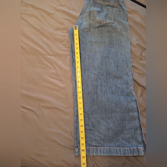 Pilcro and the Letterpress By Anthropologie Wide Blue Jeans - Picture 9 of 9